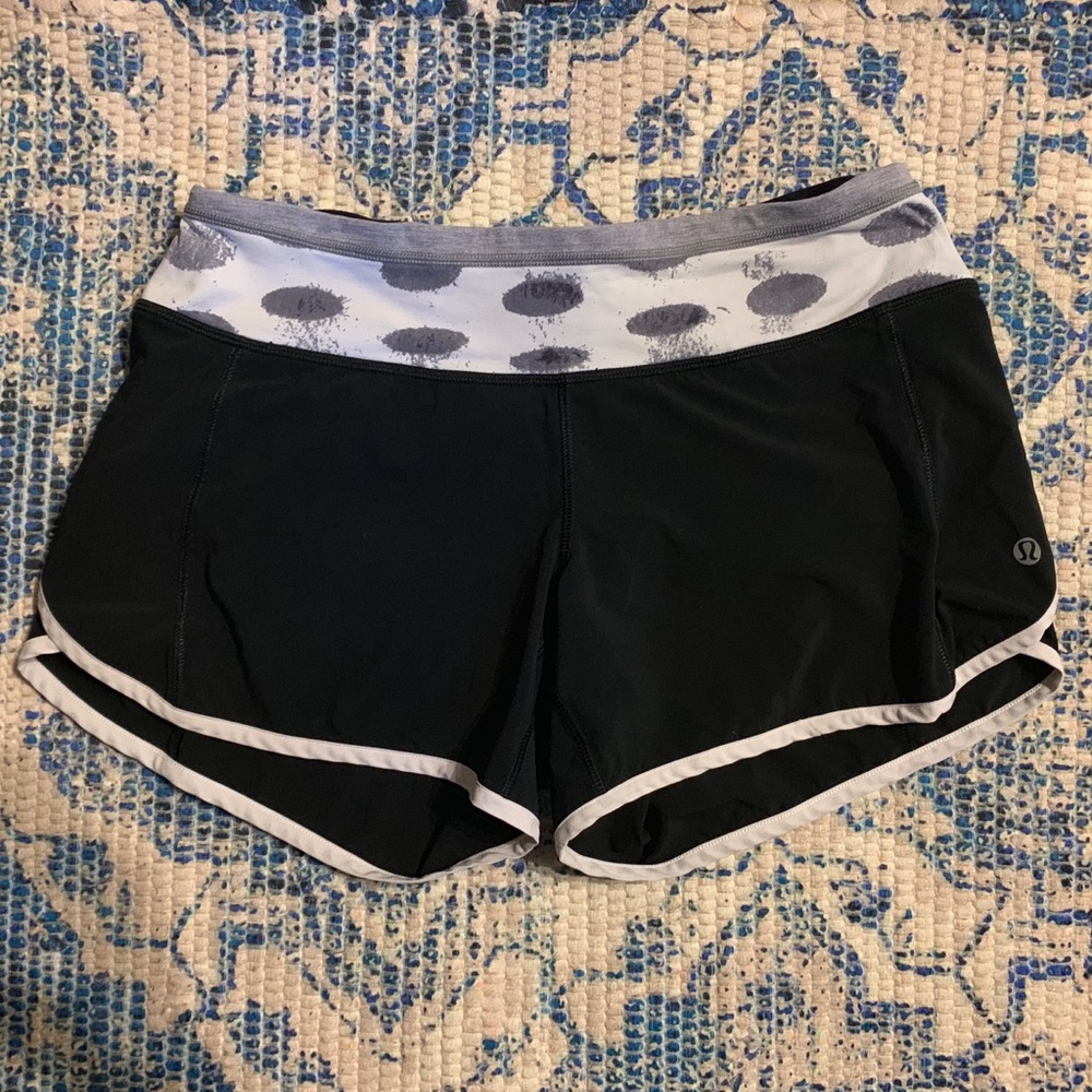 Lululemon Running Athletic Shorts Black size 4